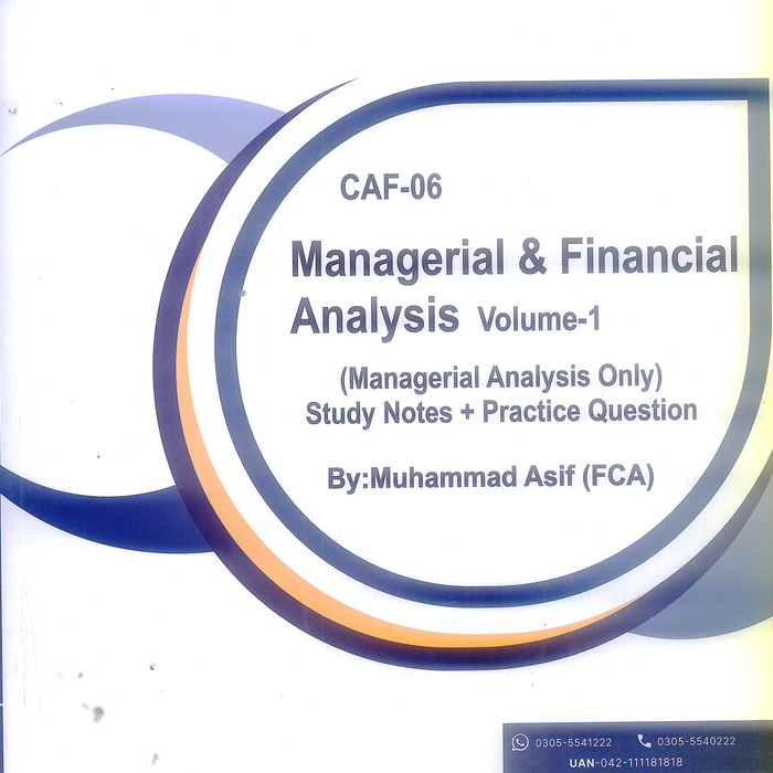 CAF - 06 Managerial And Financial Analysis