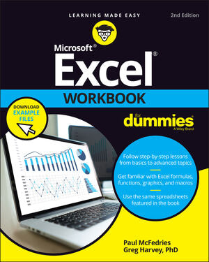 Excel Workbook For Dummies 2nd Edition by Greg Harvey