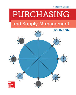 Purchasing and Supply Management by P. Fraser Johnson (Author)