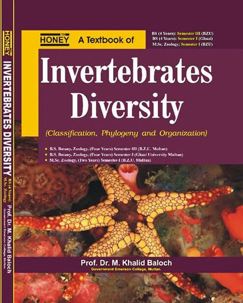 Honey Invertebrates Diversity (classification and organization )  By M. Khalid Baloch 