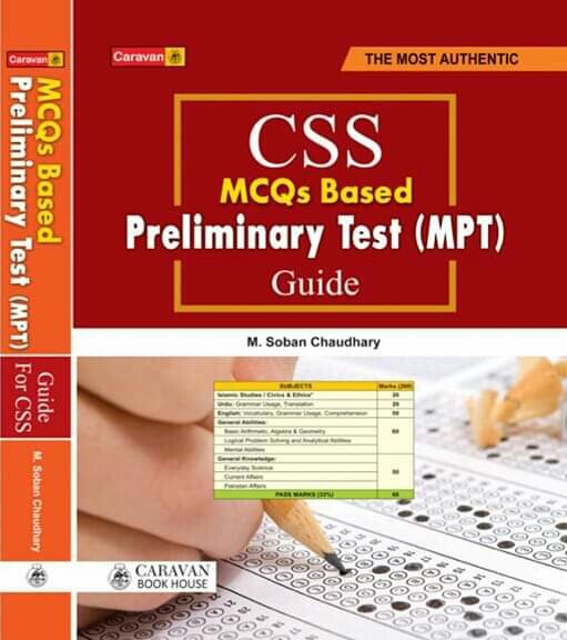 CSS Mcqs Based Preliminary Test Mpt  Guide For M Soban Chaudhary-Caravan