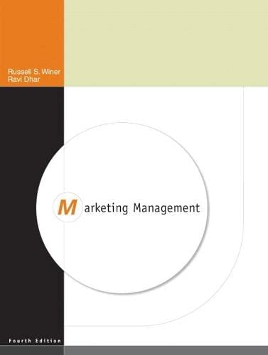 Marketing Management Russ Winer Ravi Dhar