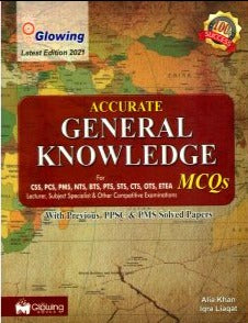 Accurate General Knowledge MCQs For CSS PMS PCS By Alia Khan