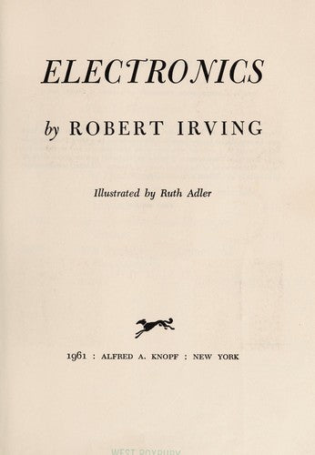 Electronics By Robert Irving