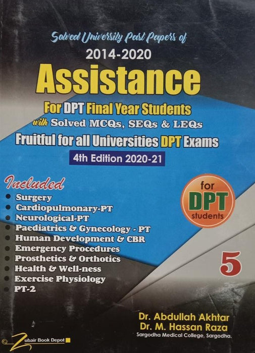 Assistance DPT 4th Edition Dr M Hassan Raza & Dr Abdullah Akhtar