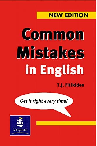 Common Mistakes In English By TJ Fitikides