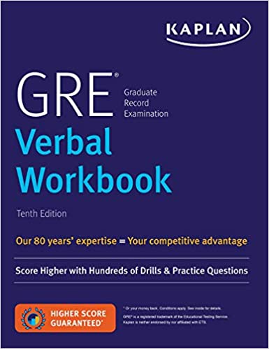 GRE Verbal Workbook 10th Edition-Kaplan