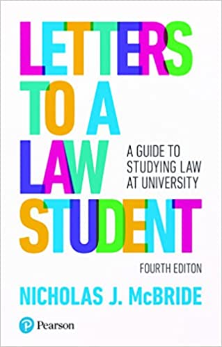 Letters to a Law Student 4th Edition by Nicholas McBride