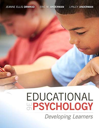 Educational Psychology 9th Edition by Jeanne Ellis Ormrod