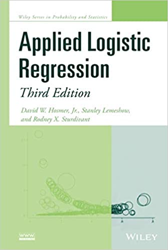 Applied Logistic Regression 3rd Edition By David W Hosmer