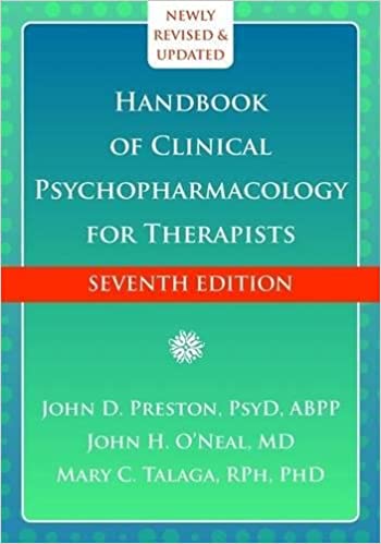 Handbook Of Clinical Psychopharmacology For Therapists  7th