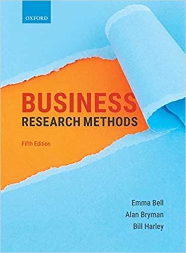 Business Research Methods 5th Edition By Emma Bell