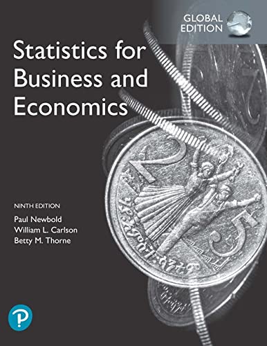 Statistics For Business And Economics 9th Edition