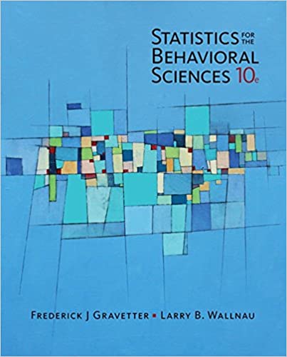 Statistics for The Behavioral Sciences 10th Edition