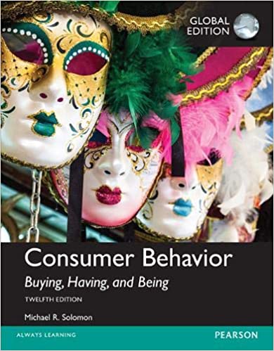 Consumer Behaviour Buying Having and Being 12th Edition By Michael R. Solomon