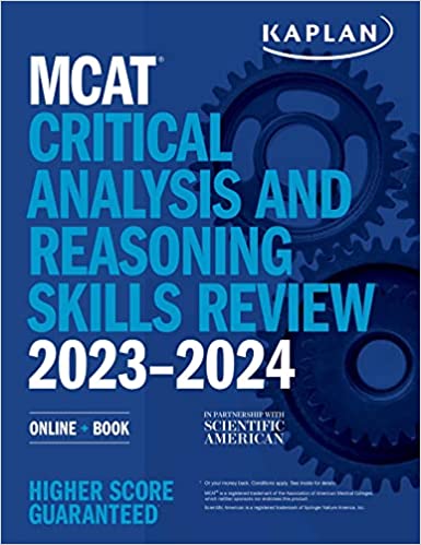 Kaplan MCAT Critical Analysis And Reasoning Skill Review 2023 2024