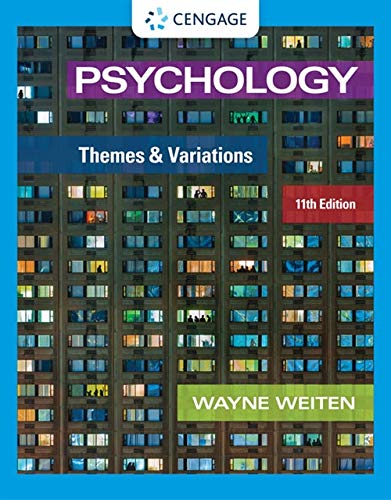 Psychology Themes And Variations 11th Edition By Wayne Weiten