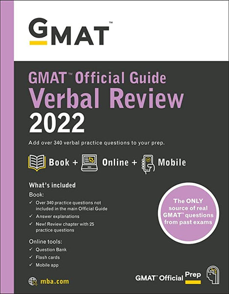 GMAT Official Guide Verbal Review 2022 1st Edition