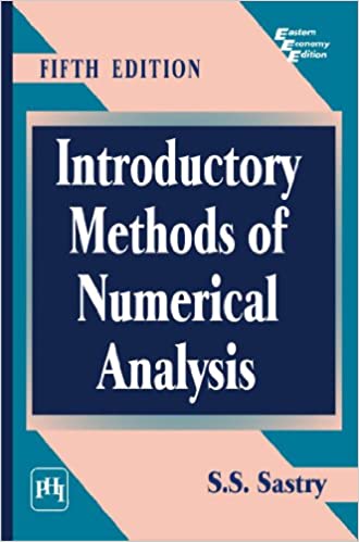 Introductory Methods Of Numerical Analysis 5th Edition