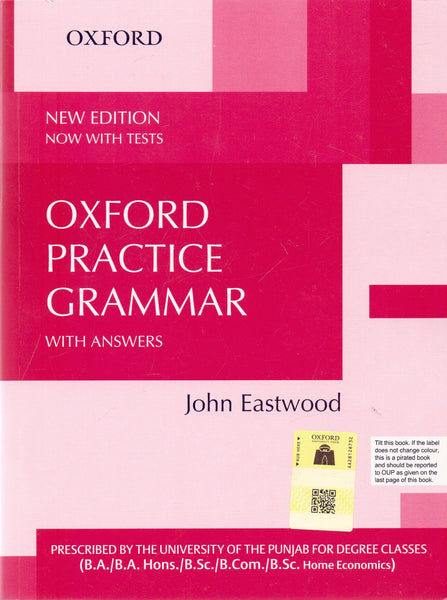 Oxford Practice Grammar With Answers By John Eastwood