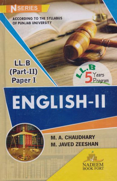 N Series LLB 5 Years  English 1 Part 2  Paper 1