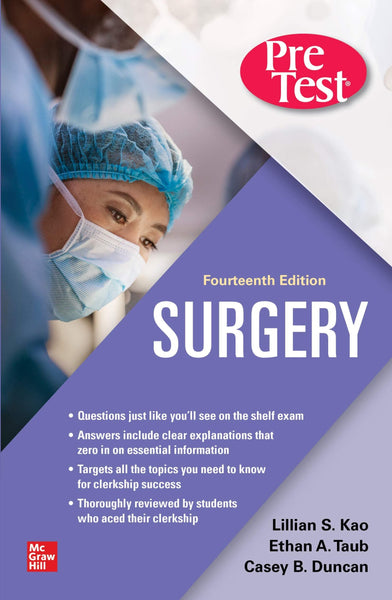 Surgery PreTest 14th Edition by Lillian Kao 