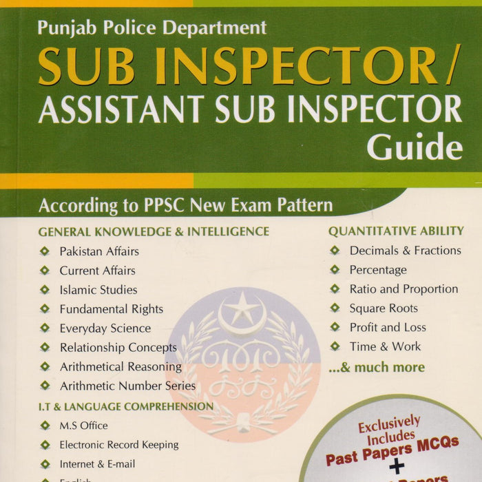 SUB INSPECTOR GUIDE For PPSC PCS - JWT   