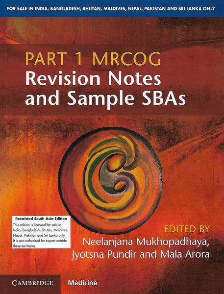 Part 1 Mrcog Revision Notes And Sample Sbas