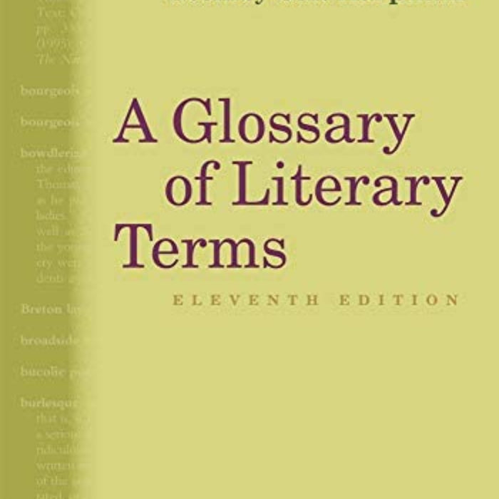 A Glossary of Literary Terms 11th Edition