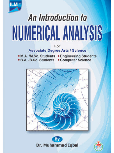 An Introduction To Numerical Analysis by Dr. Muhammad Iqbal - ILMI – BooksNbooks
