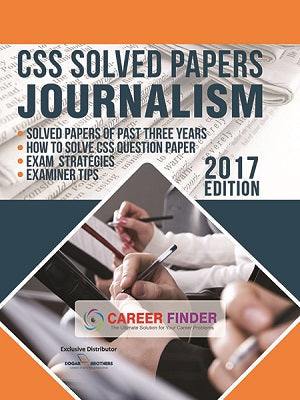 CSS Solved Paper Journalism By Faisal Zaidi By Dogar Brothers