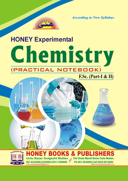 Honey Experimental Chemistry F.Sc ( Part I-II ) Practical Notebook