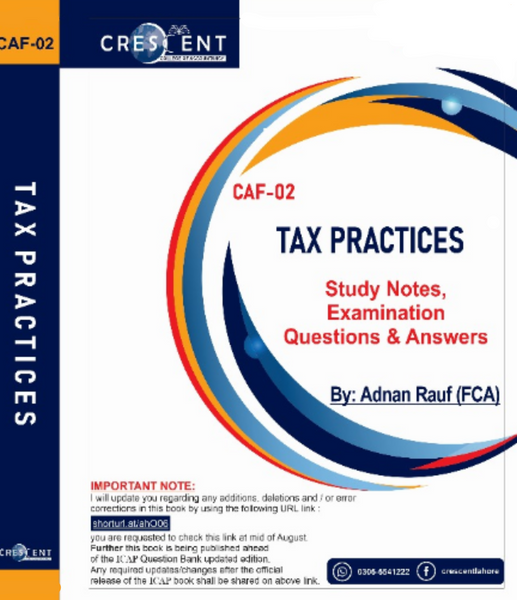 Cresent CAF-02 Tax Practices