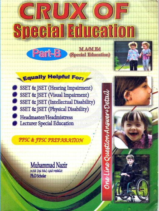 Crux Of Special Education Part B By Muhammad Nazir