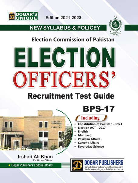 Dogar Election Officers Recruitment Test Guide 