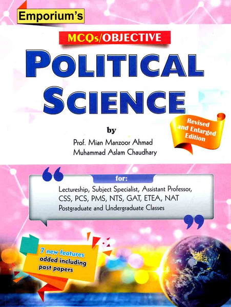 Political Science MCQS For CSS PMS by Mian Manzoor Ahmedy - Emporium