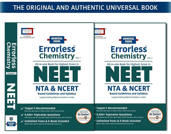 Errorless Chemistry All In One Book For Highest Score In NEET