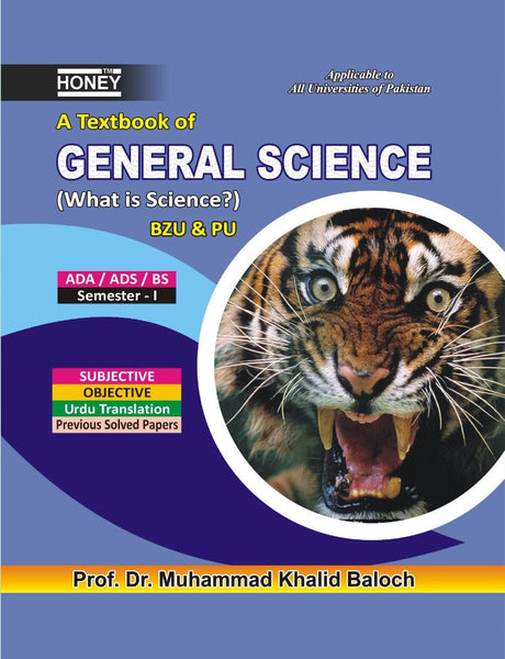 Honey General Science For ADP ADS BS With Solved Papers By M. Khalid Baloch