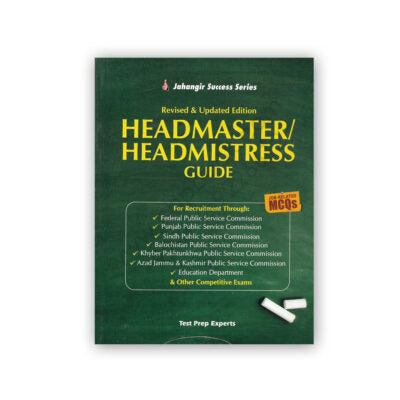 JWT Headmaster And Headmistress Guide MCQs  For FPSC PPSC SPSC BPSC KPPSC AKPSC &amp; All Other Competitive Exams TEST PREP