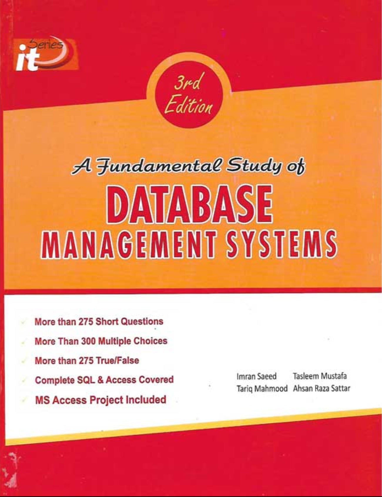 database management system full course: intermediate... A Fundamental Study of Database Management Systems 3rd Edition ...