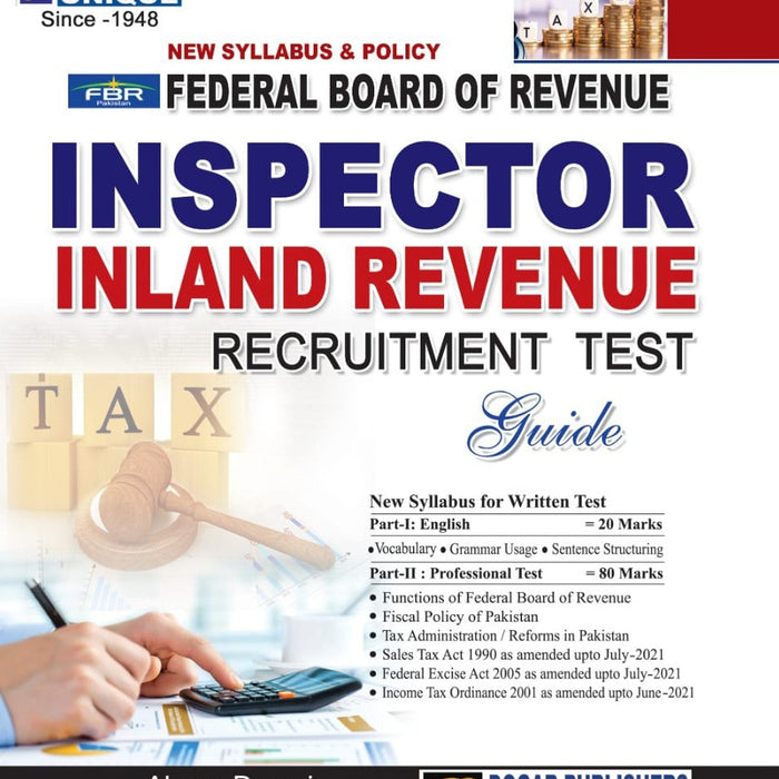 FPSC Federal Board Of Revenue Inspector Inland Revenue Guide According To The Syllabus - DOGAR