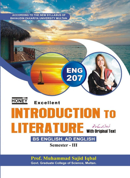 Honey Introduction To Literature With Translate For BS English By Prof M. Sajid Iqbal