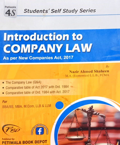 Introduction To Company Law As Per New Companies Act, 2017