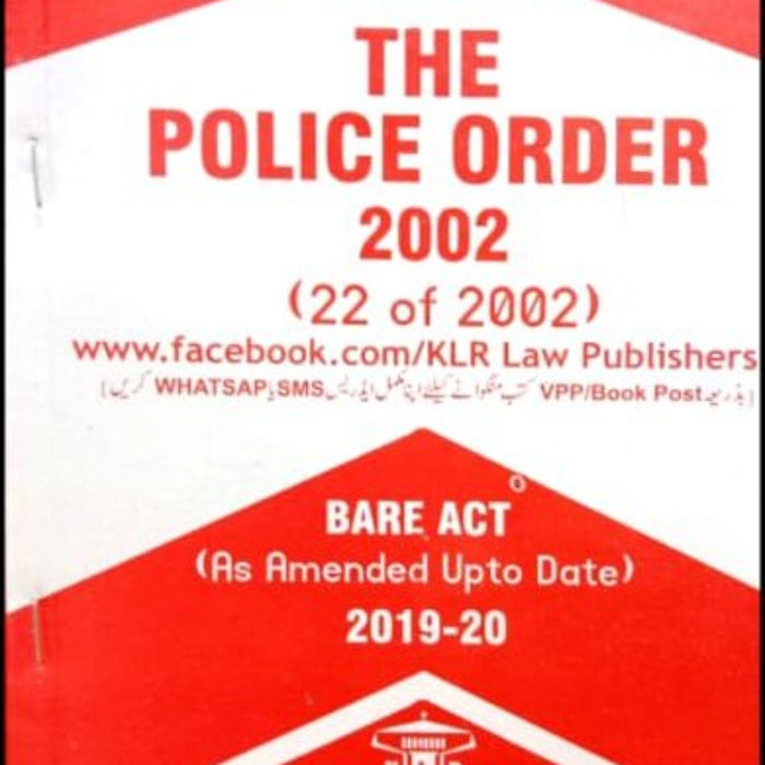 KLR The Police Order 2002 Bare Act