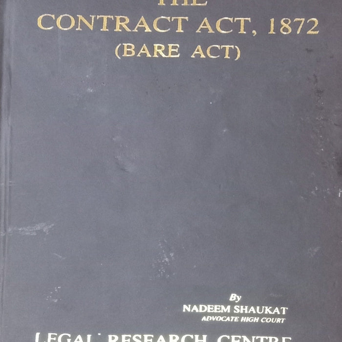 LRC The Contract Act 1872 (Bare Act) 
