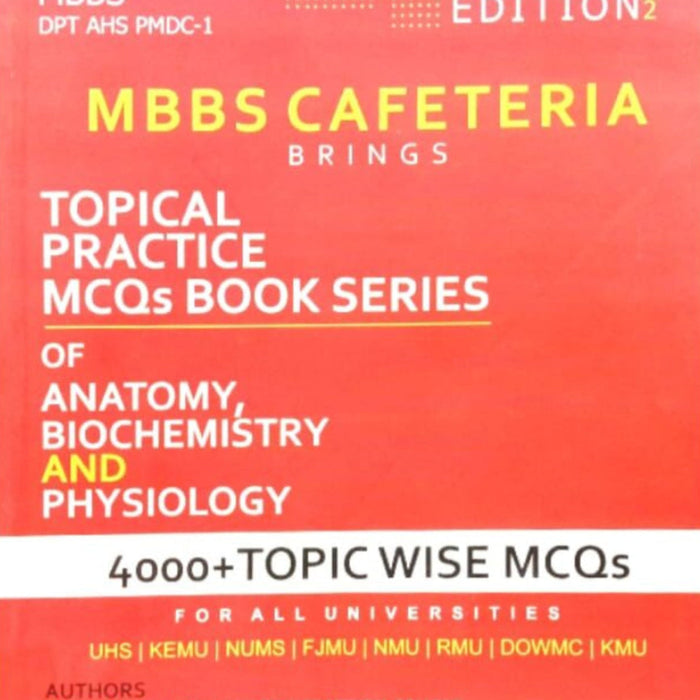 MBBS Cafeteria Topical Practice MCQs Book Series 1st Year MBBS