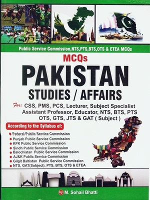 Pakistan Studies / Affairs MCQs For PPSC FPSC CSS PCS PMS Lecturer Subject Specialist Assistant Professor Educator NTS BTS PTS OTS GTS JTS &amp; GAT