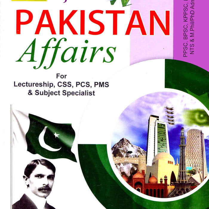 Pakistan Affairs For Lecturership CSS PCS PMS 