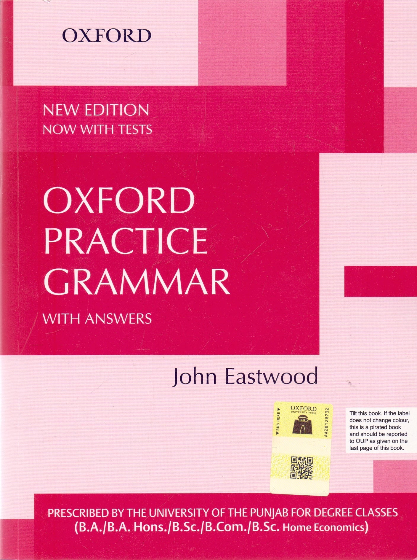 Oxford Practice Grammar With Answers by John Eastwood (Author