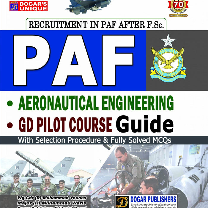 PAF (Aeronautical Engineering & GD Pilot ) Guide By Maj (R)M Waris -Dogar